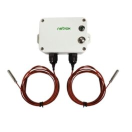 Netvox R718B220 - Wireless 2-Gang Temperature Sensor- PT1000 Round Head Probe(-70°~200°)