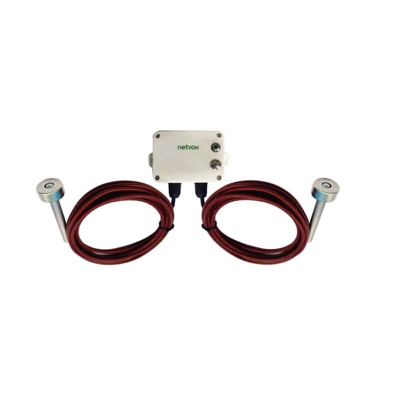 Netvox R718B222 - Wireless 2-Gang Temperature Sensor- PT1000 Absorption Probe(-50°~180°)