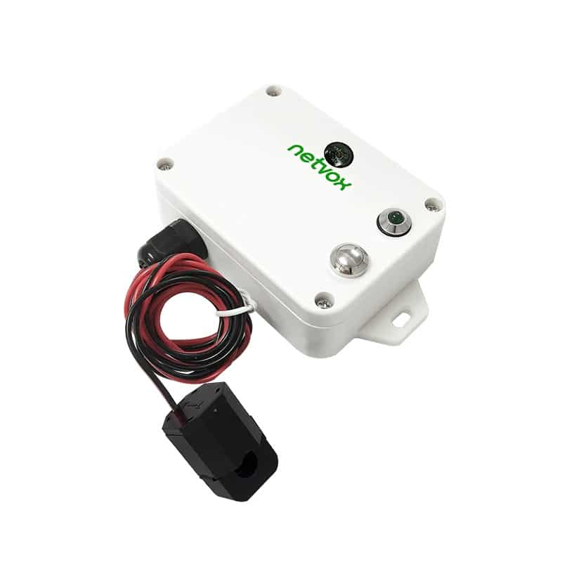 Netvox R718NL17-Wireless Light Sensor and 1-Phase Current Meter with 1x75A Clamp-On CT