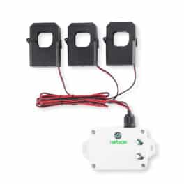 Netvox R718NL325-Wireless Light Sensor and 3-Phase Current Meter with 3x250A Clamp-On CT