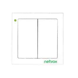 Netvox RB02B - Wireless 2-Gang Push Button