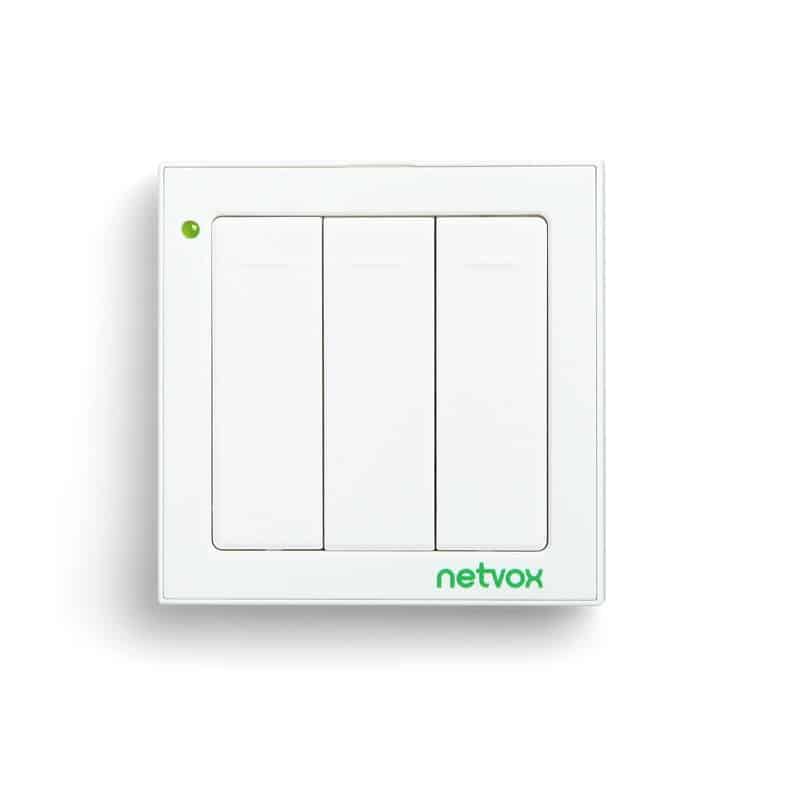 Netvox RB02C -Wireless 3-Gang Push Button