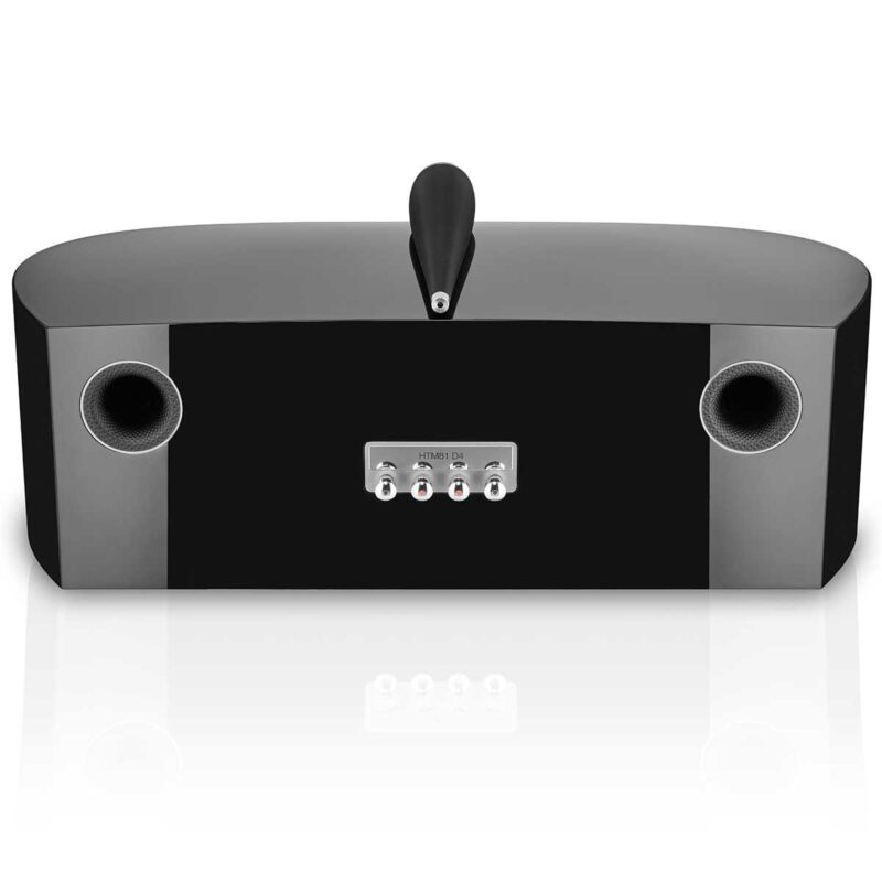 bower & wilkins HTM81 d4 Center Channel speaker black back view