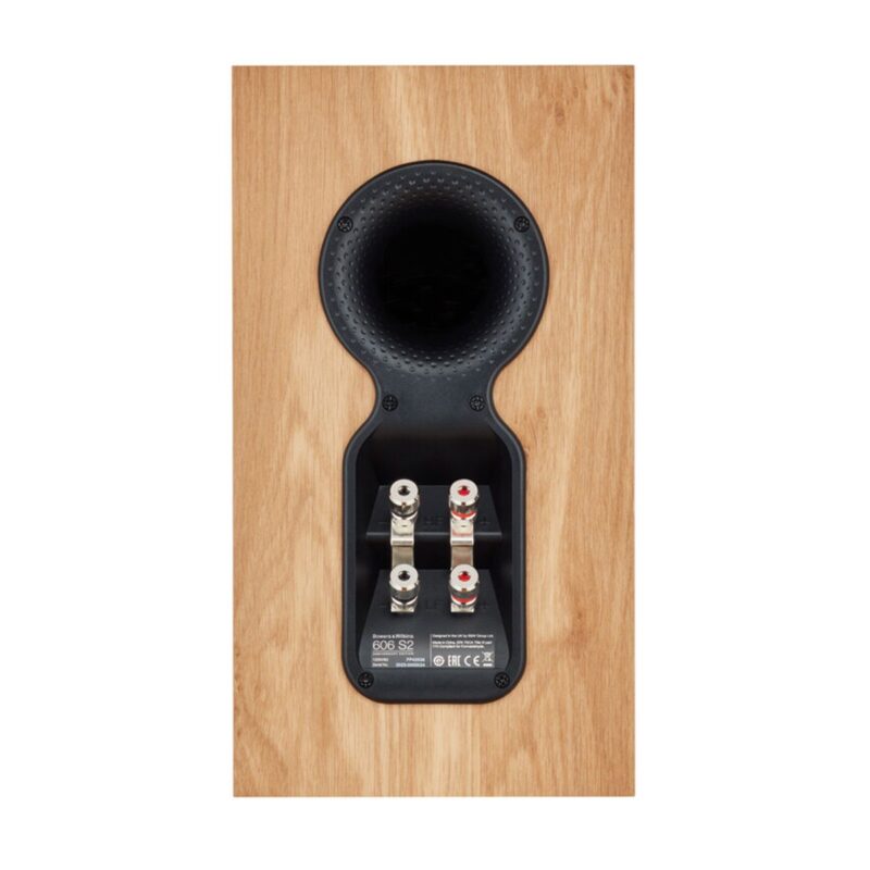 bowers and wilkins 606 s2 rear view