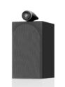 bowers and wilkins 705 s3 bookshelf side view black with grille