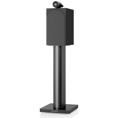 side view with stand and grille bowers and wilkins 705 s3 bookshelf