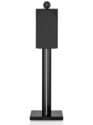front view with stand bowers and wilkins 705 s3 bookshelf black