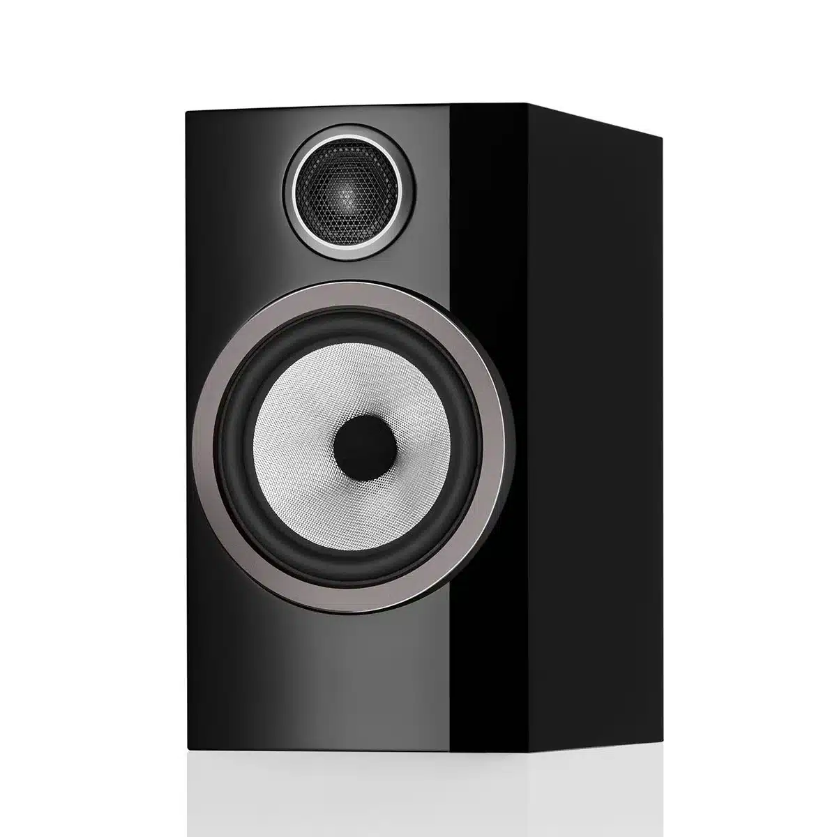 bowers and wilkins 706 s3 bookshelf side view black