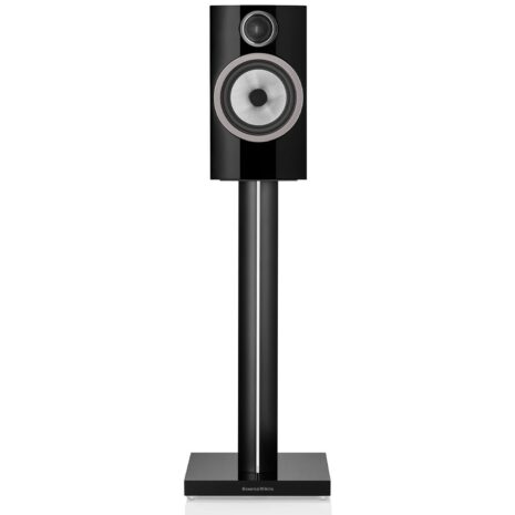 bowers and wilkins 706 s3 bookshelf font view with stand