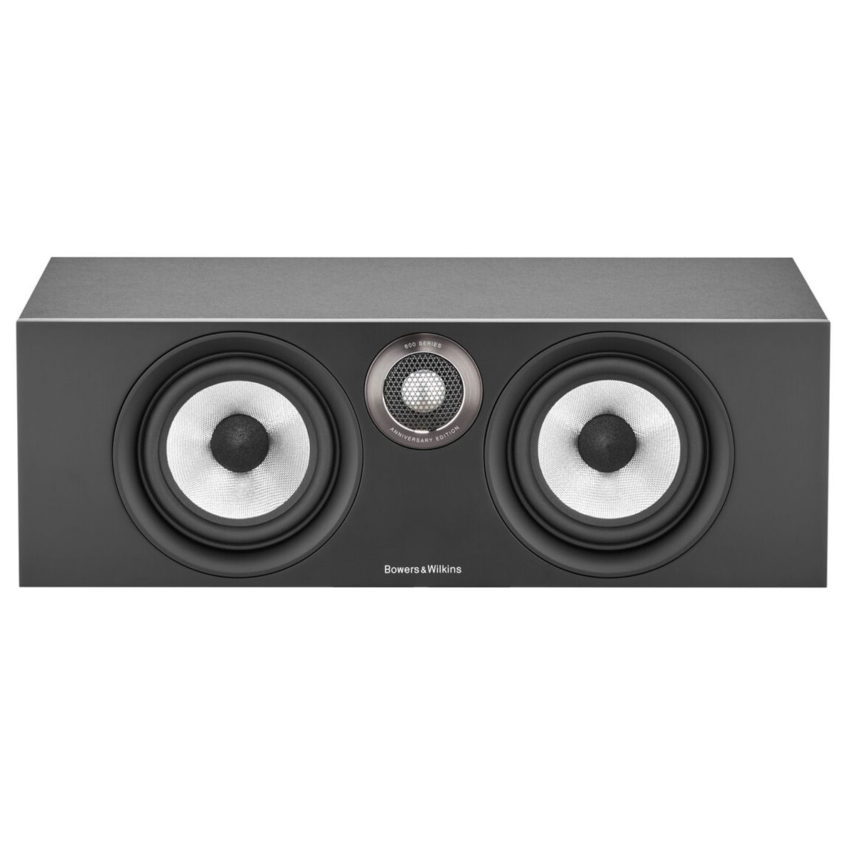 bower and wilkins htm6 s2 center channel speaker front view