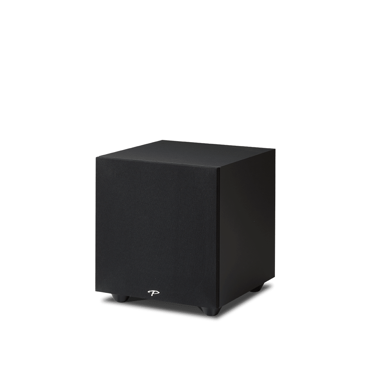 Paradigm Defiance X10 Subwoofer front angled view with grill