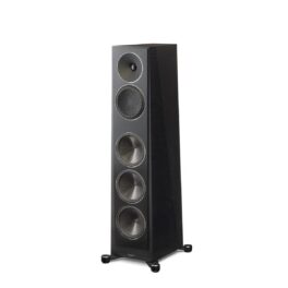 Paradigm Founder 100F Floor Standing Speakers - black walnut angled front view