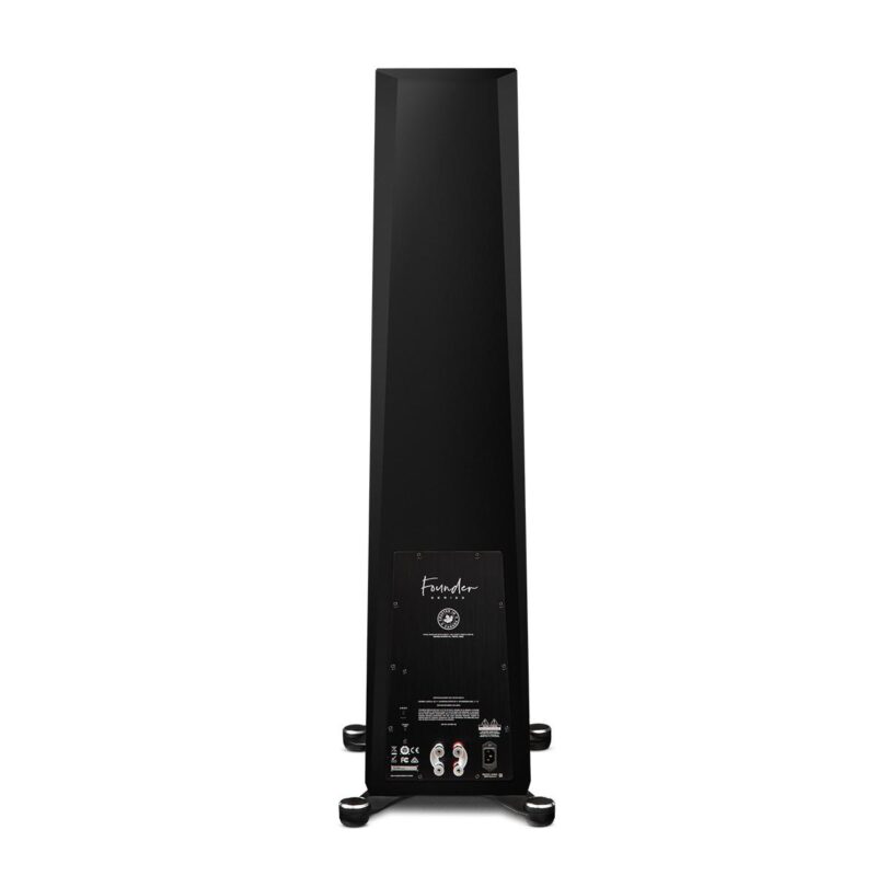 Paradigm Founder 120H Floor Standing Speakers - piano black back view