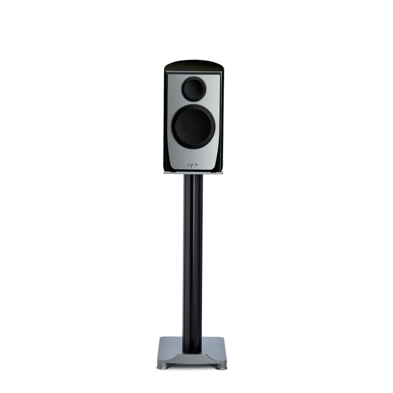 Paradigm Persona B Bookshelf Speakers - high gloss black front view 2