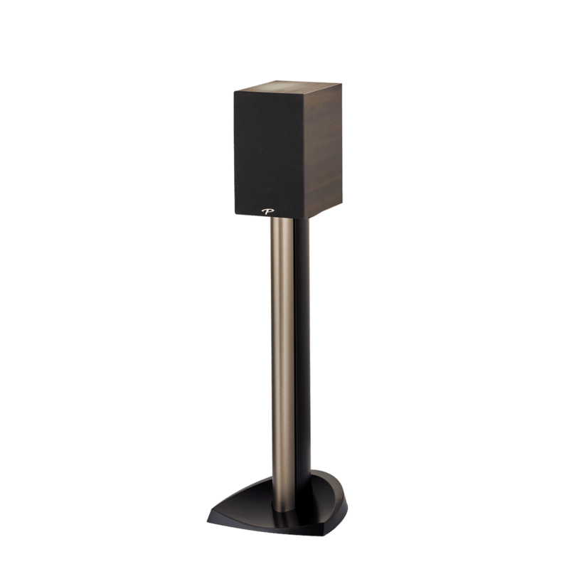 Paradigm Premier 100B Bookshelf Speaker esspresso on stand