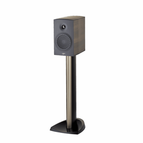 Paradigm Premier 200b Bookshelf Speakers Espresso onestand without grill