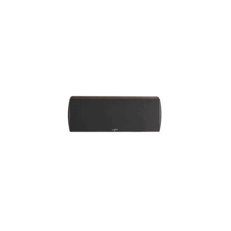 Paradigm Premier 500C Center Channel Speaker - espresso front side view with grill