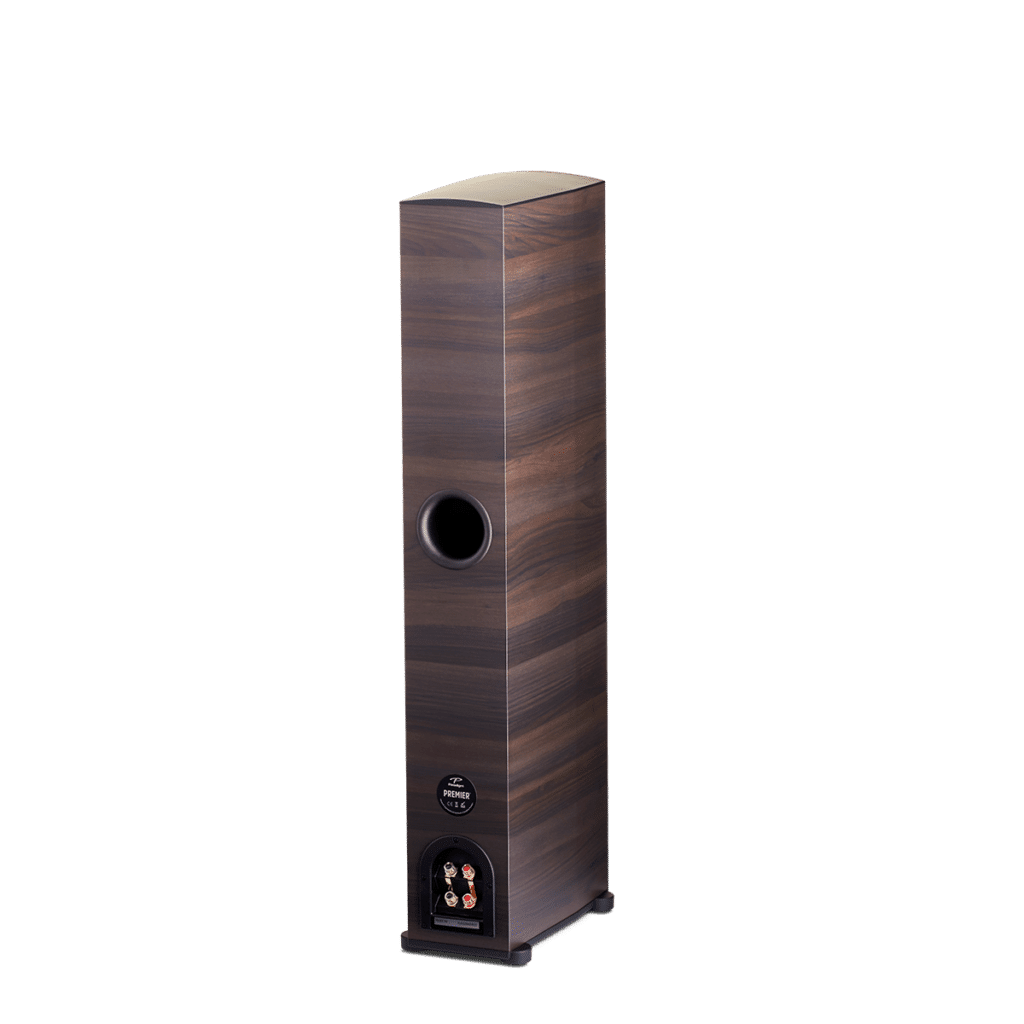Paradigm Premier 700F espresso back side view