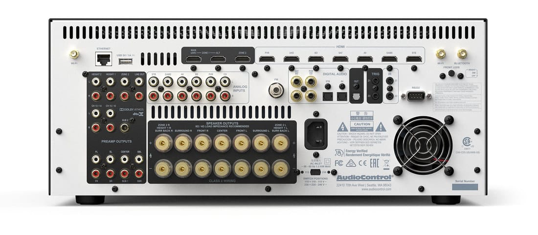 AudioContol CONCERT XR-6S 8K UHD 9.1.6 Immersive AV Receiver
