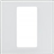 Pico Wall Faceplate 1 Gang Wireless Single Opening Glass