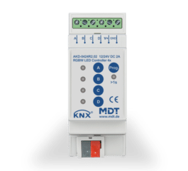 MDT LED Controller 4-channel, 2/4 A, RGBW, 2SU MDRC