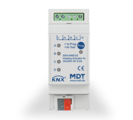 MDT Heating Actuator 4-fold, 2SU MDRC, 24-230 V AC