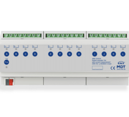 MDT Switch Actuator 12-fold, 12SU MDRC, 16/20 A, 230 V AC, C-load, industrie, 200 μF, current measurement