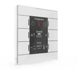 MDT Glass Central Operation Unit Smart with colour display, White