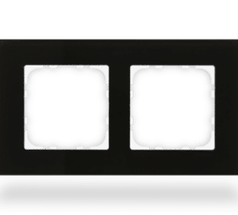 MDT Glass cover frame 2-fold for 55 mm systems, Black