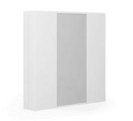 MDT Push Button 55 2-fold, White glossy finish