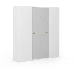 MDT Push Button 55 Plus 2-fold, White matt finish