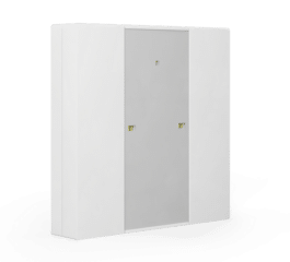 MDT Push Button Plus 55 2-fold, White matt finish
