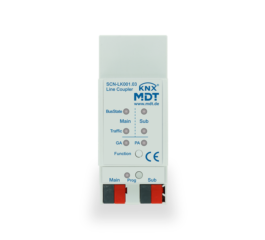 MDT Line Coupler with Data Secure, 2SU MDRC