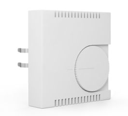 MDT Room Temperature Controller 55, adjustable, White glossy finish