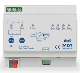 MDT Bus Power Supply with diagnostic function, 6SU MDRC, 1280 mA