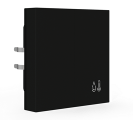 MDT KNX Room Temperature/Humidy sensor 55, Black matt
