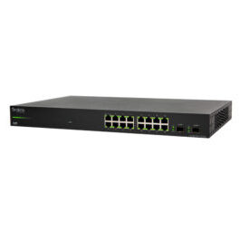 Araknis Networks® 310 Series L2 Managed Gigabit Switch with Full PoE+ and Front Ports - 16 ports