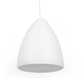 Episode® 800 Commercial Series 70-Volt Pendant Speaker with Woofer and Gripple Kit (Each) - 6" white