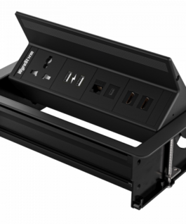 Wyrestorm IDB-400-MS-C Flip Up In-Desk Connectivity