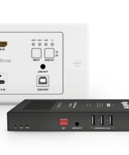 Wyrestorm SWX-100-IW-UK 4K60Hz HDBaseT 3.0 2-Gang UK Style In-Wall Transmitter and Receiver Kit 
 (4K: 100m/328ft) |
 Contains: (SW-120-TX3-UK,RX3-100)