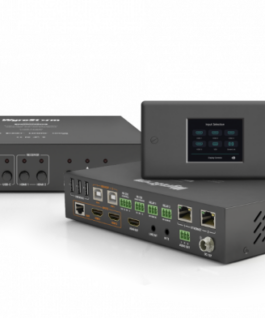 Wyrestorm SYN-KIT-510-EU 4-Input Advanced Presentation Kit with 2.8” Touchscreen Control Contains: (SW-510-TX, SW-515-RX, TS-280-EU)